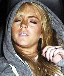 Lilo passed out in car