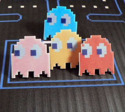 The Pacman Ghost Pin