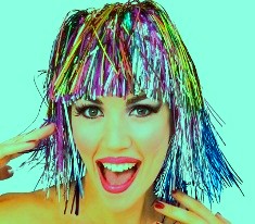 Tinsel wig