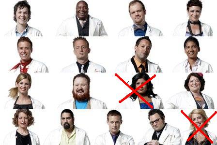 Tom Colicchio and Padma Lakshmi