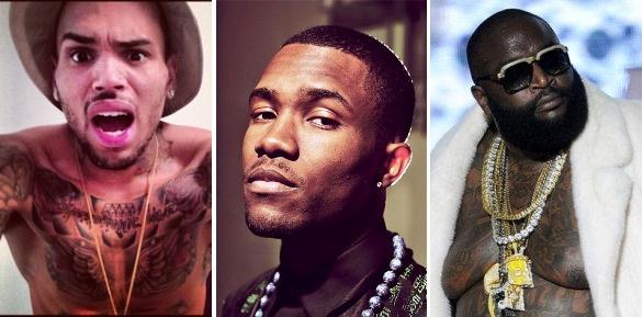 Chris Brown, Frank Ocean, Rick Ross